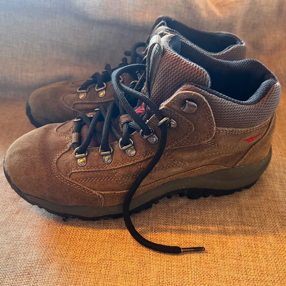 El Dorado Hi-Tec Suede Hiking Boots Womens Size 6 38 Comfortable‎ Preowned VG